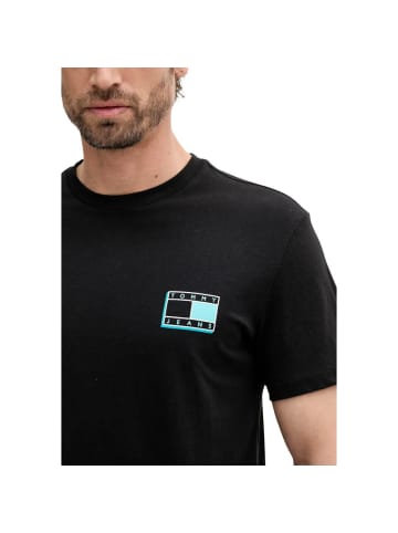 Tommy Hilfiger Schwarz Recycelte Baumwolle T-Shirt