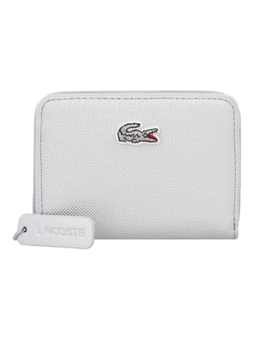 Lacoste Money Pieces Geldbörse RFID Schutz 11.5 cm in silver