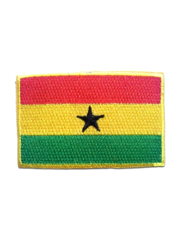 Catch the Patch Ghana Flagge FahneApplikation Bügelbild inGelb