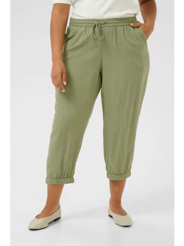 KAFFE curve Caprihose KCmille Regular fit in Oil Green