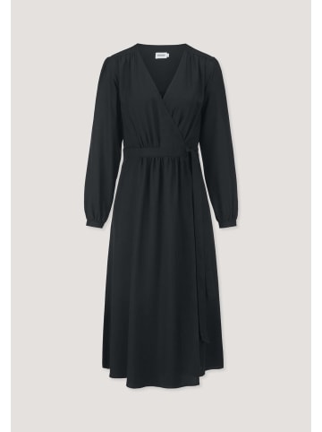 Hessnatur Hessnatur Kleid Midi Regular aus reiner TENCEL™ Lyocell in schwarz