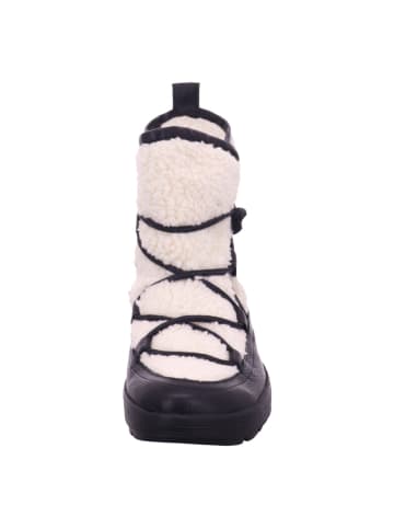 Think! Damenschnürrstiefel warm flach  in  Schwarz