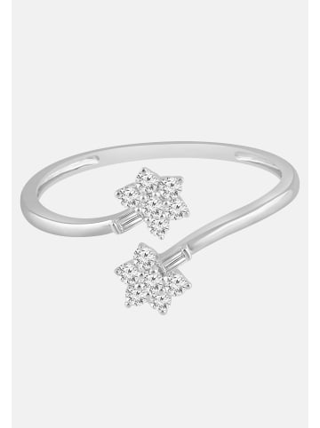 Diamant Exquis Ring aus 375 Weißgold mit Diamant
