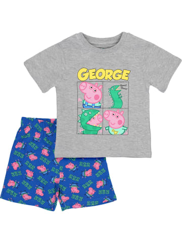 Peppa Pig Schlafanzüge George & Dino in blau