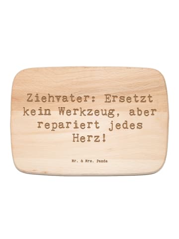 Mr. & Mrs. Panda Hackbrett Spruch Ziehvater Herzreparatur mit Sp... in Transparent