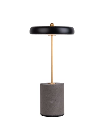 näve LED Tischleuchte "SETA" in schwarz - (L)15 cm x (B)15 cm x (H)30 cm - EEK G