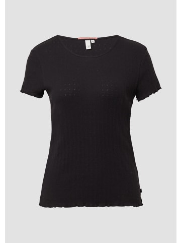 QS T-Shirt in 9999_schwarz
