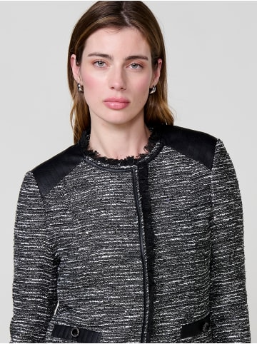 KOROSHI Women's lined tweed jacket in SCHWARZ