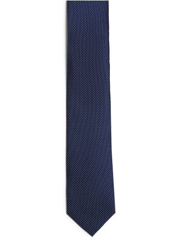 Finshley & Harding London Krawatte und Einstecktuch in marine - 0004