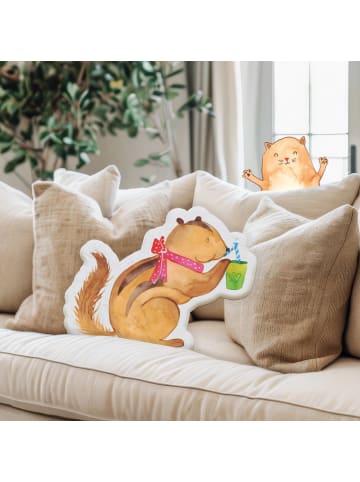 Mr. & Mrs. Panda Formkissen Eichhörnchen Smoothie ohne Spruch in Weiß