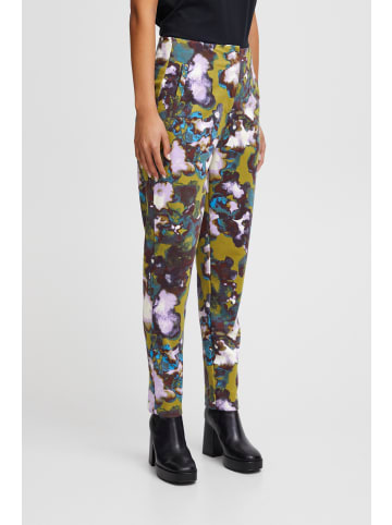 ICHI IHKate regular fit in Green Moss multi aop