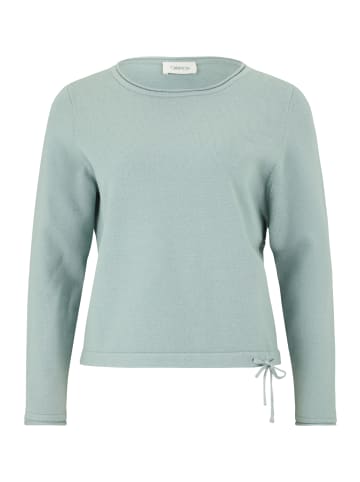 CARTOON Strickpullover mit Rundhalsausschnitt in Jadeite