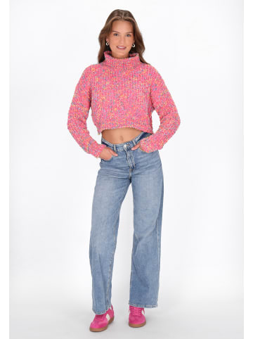 myMo Women Sweater in pink multicolor