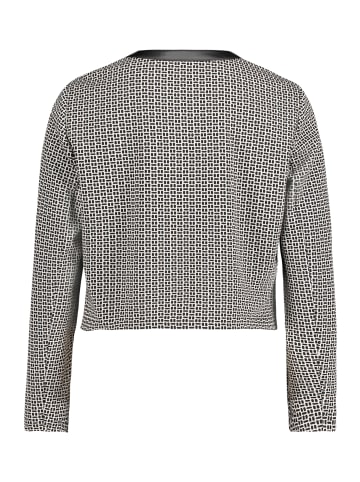 Betty Barclay Blazer-Jacke langarm in Weiß/Schwarz