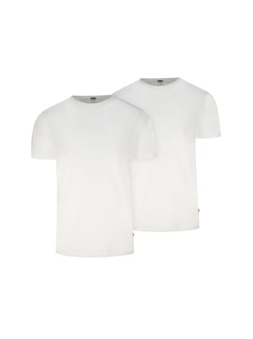 Levi´s T-Shirt LEVIS MEN SOLID CREW 2P in White