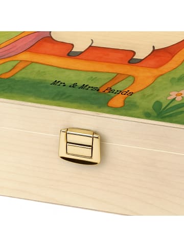 Mr. & Mrs. Panda Teekiste Einhorn Prinzessin Design ohne Spruch in Weiß