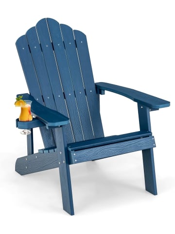 COSTWAY Adirondack Stuhl bis zu 170kg in Blau