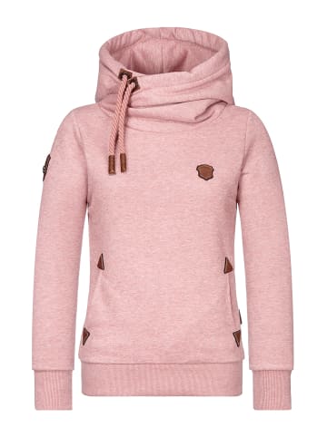 naketano Sweat Hoody Darth Schmutz Pink Melange