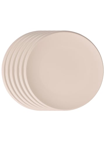 Villeroy & Boch 6er Set Platzteller NewMoon in ø 29 cm in beige