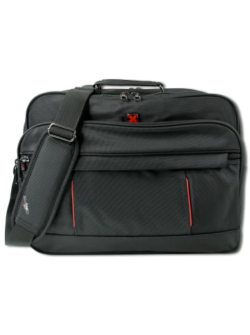 Travel n meet Travel N Meet Schultertasche Spinnstoff, Polyester schwarz ca. 40cm