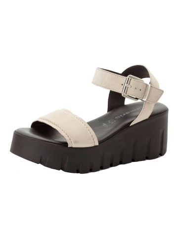 Tamaris Sandalen in Beige/Schwarz