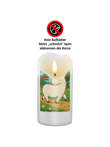 Mr. & Mrs. Panda Geburtstagskerze Einhorn Stolzieren Design ohne... in Weiß