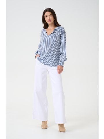 Cream Langarm-Bluse CRTiah Regular fit in Blue Milkboy