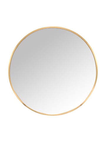 relaxdays Spiegel in Gold - 60 cm