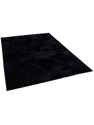 Pergamon Fellteppich Pearl in schwarz