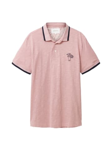 Tom Tailor Poloshirt SLUB in Pink