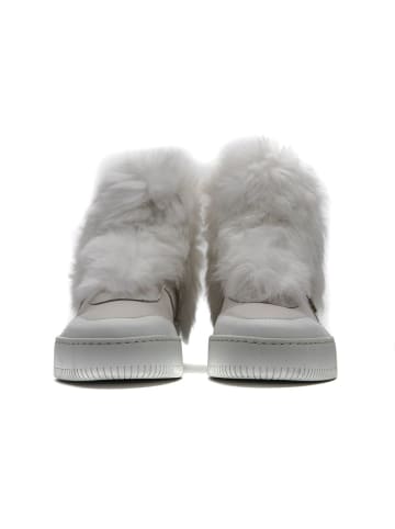 Mr&Mrs Italy Weiß Leder Damen Sneaker