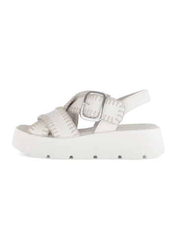 Gabor Plateau Sandalen in creme