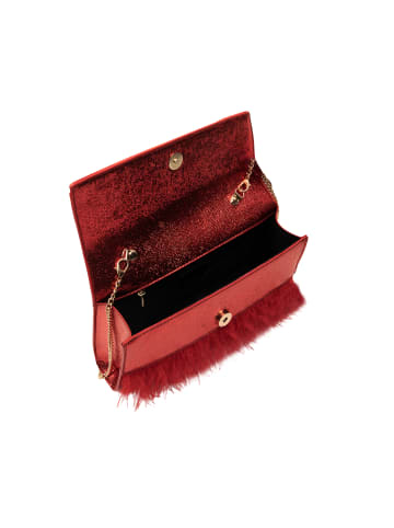 faina Clutch/Abendtasche in Rot