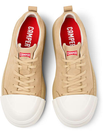 Camper Schnürschuhe " Junction Runner " in Mittelbeige