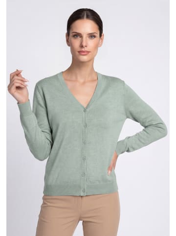 Usha Women Cardigan in sage green