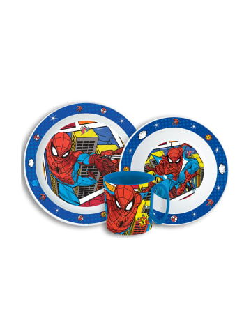 MARVEL Spider-Man Grid Essgeschirr Mikro Kunststoff