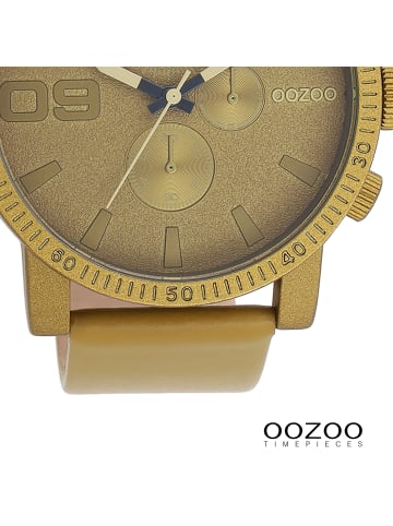 Oozoo Armbanduhr Oozoo Timepieces olive grün extra groß (ca. 48mm)