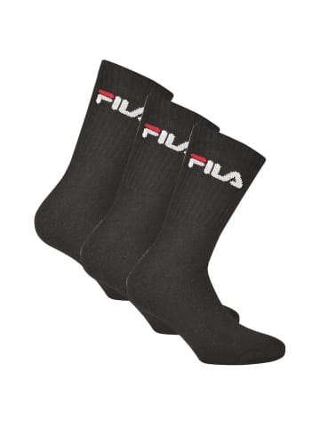 Fila Socken 3er Pack in Schwarz