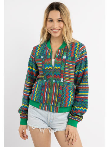 IZIA Damen Blouson in Grün Mehrfarbig