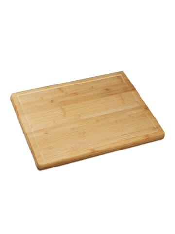 relaxdays Schneidebrett in Natur - (L)56,5 x (B)50 cm
