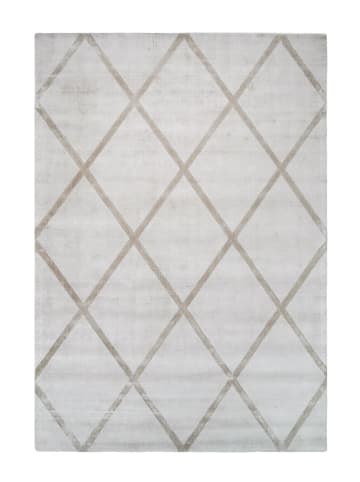 Kurzflor Teppich Lucia 210 in Elfenbein Taupe