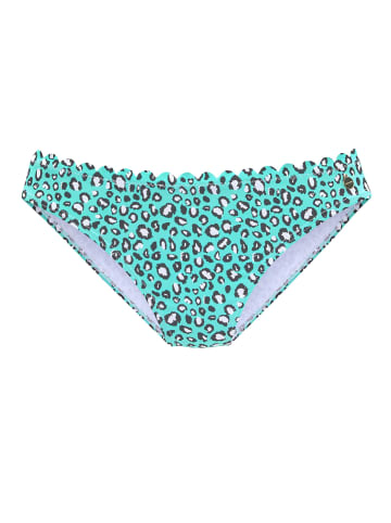 LASCANA Bikini-Hose in mint-bedruckt