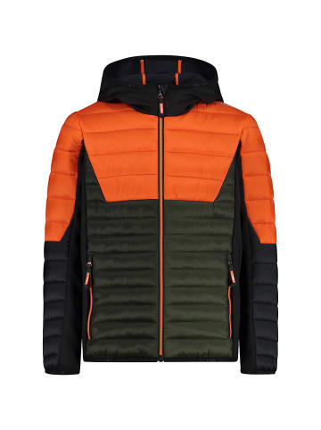 Campagnolo Funktionsjacke BOYS HYBRID JACKET FIX HOOD in Arancio