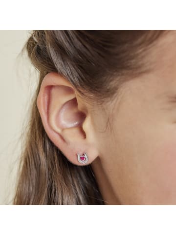 Amor Ohrstecker Silber 925, rhodiniert in Rosa