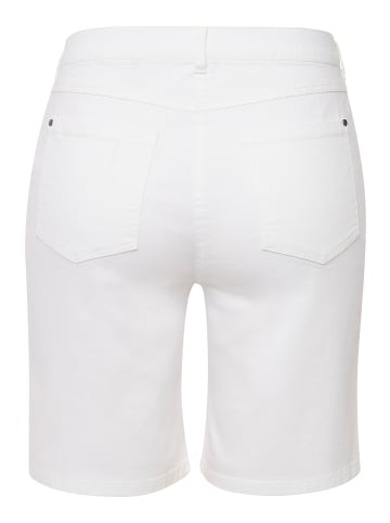 Ulla Popken Bermuda in white denim