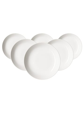 Ritzenhoff & Breker 6er Set Suppenteller Volos in Weiß ø 23 cm in weiß