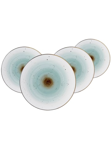Ritzenhoff & Breker 4er Set Speiseteller Cosmo in ø 26,5 cm in blau