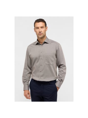 Eterna Langarmhemd in Cognac