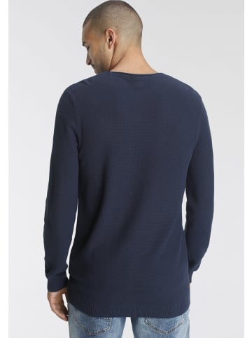 Bruno Banani Rundhalspullover in marine