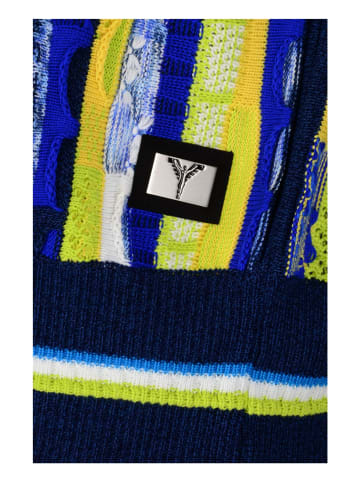 Carlo Colucci Strickpullover Cassara in Navy / Petrol